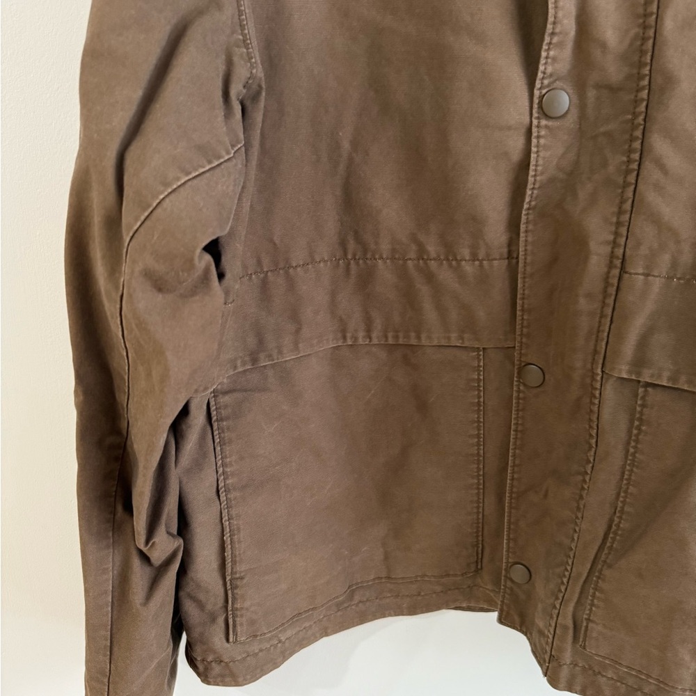 Uniqlo Utility Short Blouson Barn Jacket with Corduroy Collar - Brown - Medium - Picture 10 of 12